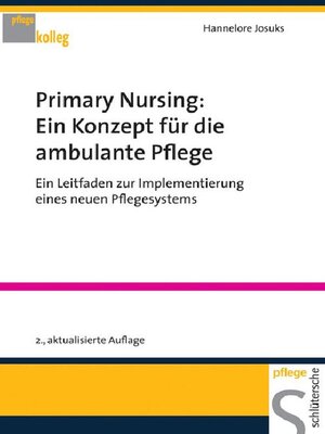 cover image of Primary Nursing